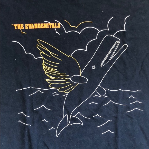 Navy blue band T-shirt - The Evangenitals - Picture 2 of 2
